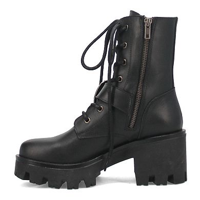 Dingo Double Down Women's Leather Combat Boots