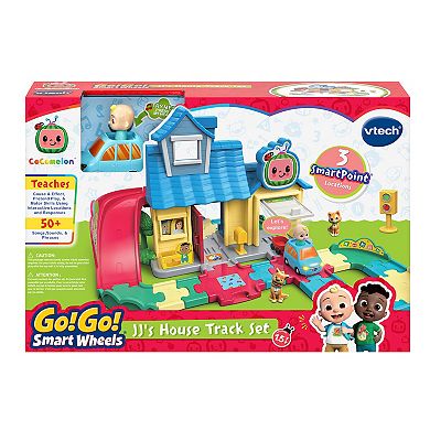 VTech Cocomelon Go! Go! Smart Wheels JJ's House Track Set