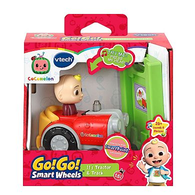 VTech Cocomelon Go! Go! Smart Wheels JJ's Tractor & Track