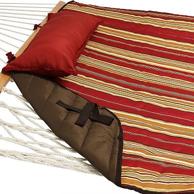 Sunnydaze Quilted Hammock Cushion Pad And Hammock Pillow
