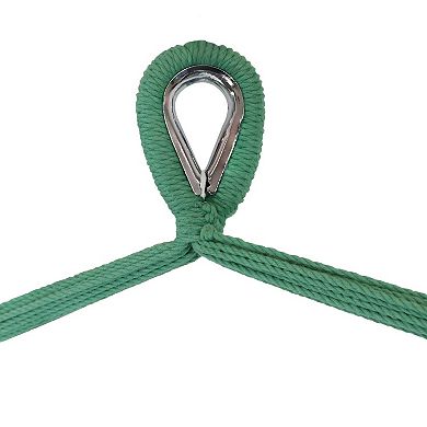 Sunnydaze Extra Large Polyester Rope Hammock Chair and Spreader Bar