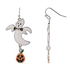 Celebrate Together Halloween Ghost and Pumpkin Nickel Free Earrings