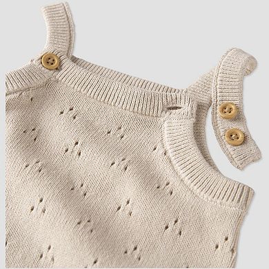 Baby Little Planet by Carter's Organic Cotton Eyelet Bubble Romper