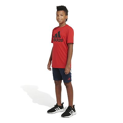 Boys 8-20 adidas Gradient Bold 3-Stripes Shorts