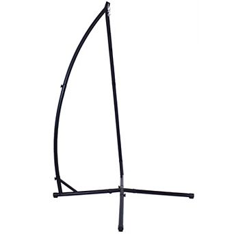 Sunnydaze X-Base Powder-Coated Steel Hammock Chair Stand - 82 in