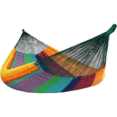 Sunnydaze 2-Person Cotton and Nylon Woven Fabric Hammock