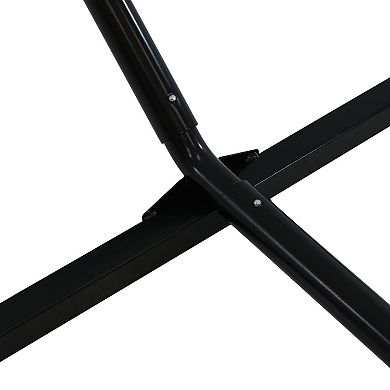 Sunnydaze 15' Hammock Stand with Heavy-Duty Steel Beam Construction