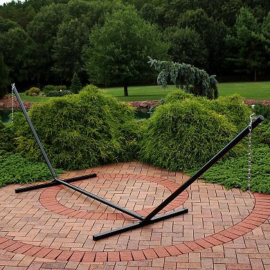 Sunnydaze 15' Hammock Stand with Heavy-Duty Steel Beam Construction