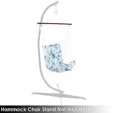 Sunnydaze Polyester Hammock Chair With Spreader Bar/cushion Back - Parrot