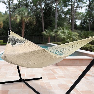 Sunnydaze 2-Person Cotton and Nylon Woven Fabric Hammock