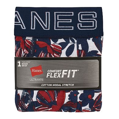 Men's Hanes Ultimate® Comfort Flex Fit® Poly-Span Boxer Briefs