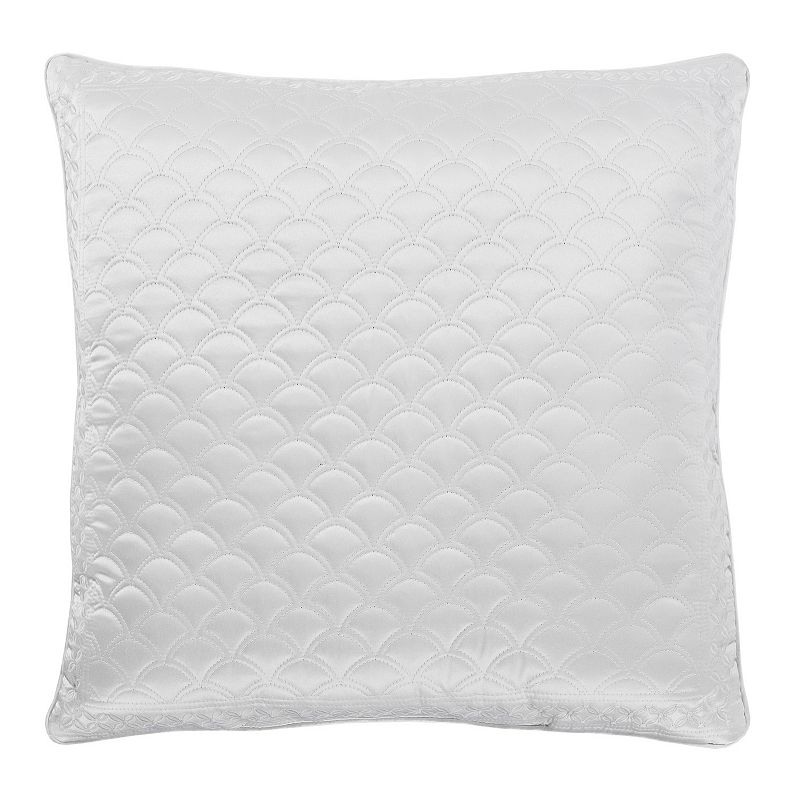 Five Queens Court Lincoln 20 Square Throw Pillow, White, Fits All