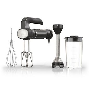 Ninja Foodi Power Mixer System Hand Blender and Hand Mixer Combo with 3 cup Blending Vessel (CI101)