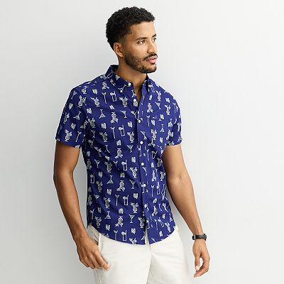 button down dress shirt Men's Everyday Button-Down Shirt in Light Grey main image 1