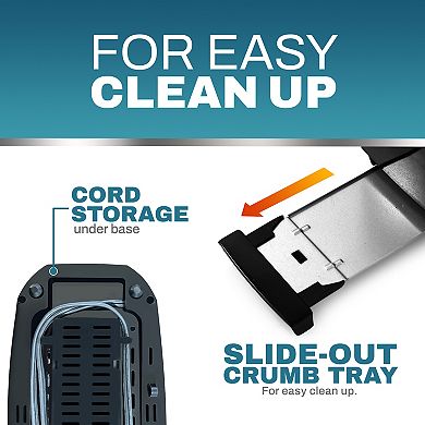 Elite Gourmet 4-Slice Long-Slot Toaster