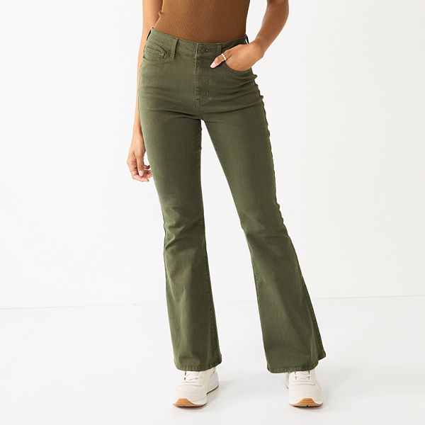 Juniors' SO® Constructed Flare Pant