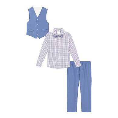 Boys 4-12 Van Heusen Vest, Shirt & Pants Set