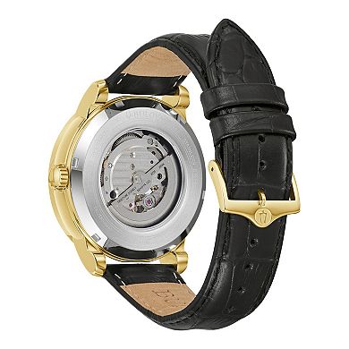 Bulova Men's Automatic Black Strap Watch - 97A166