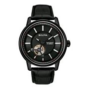 Bulova Men's Dress Leather Watch - 96B104