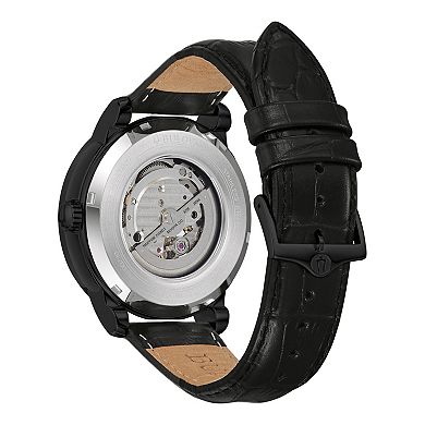 Bulova Men's Automatic Black Strap Watch - 98A139