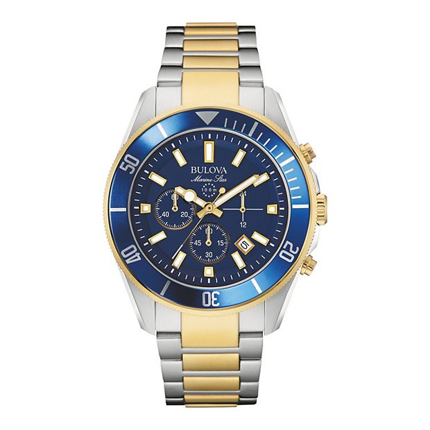 Bulova men's marine hot sale star chronograph watch