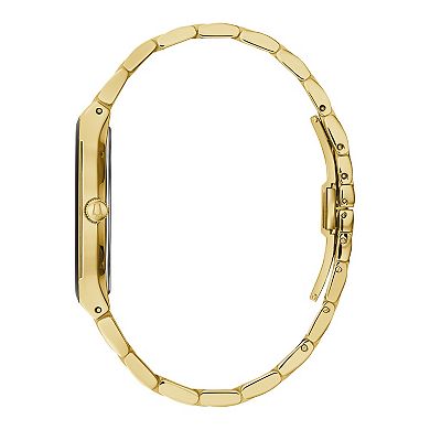 Bulova Men's Gold-Tone Diamond Accent Watch - 97D127