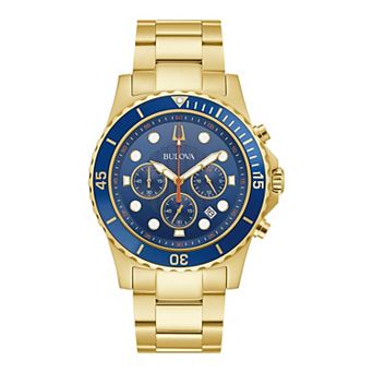 Bulova Men's Gold-Tone Dive Style Chronograph Watch - 98B377