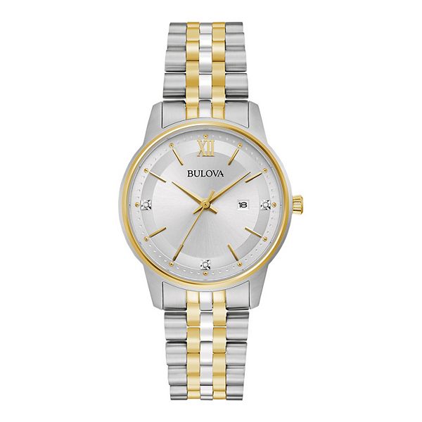 Bulova women's sale watch two tone