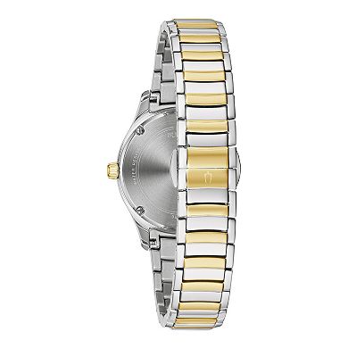 Bulova Women's Two-Tone Mother Of Pearl & Diamond Accent Watch - 98R288