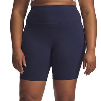 Plus Size Women's Under Armour 8 in High-Rise Motion Bike Shorts