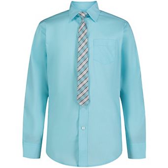 Boys 4-20 IZOD Stretch Button-Down Shirt & Tie Set