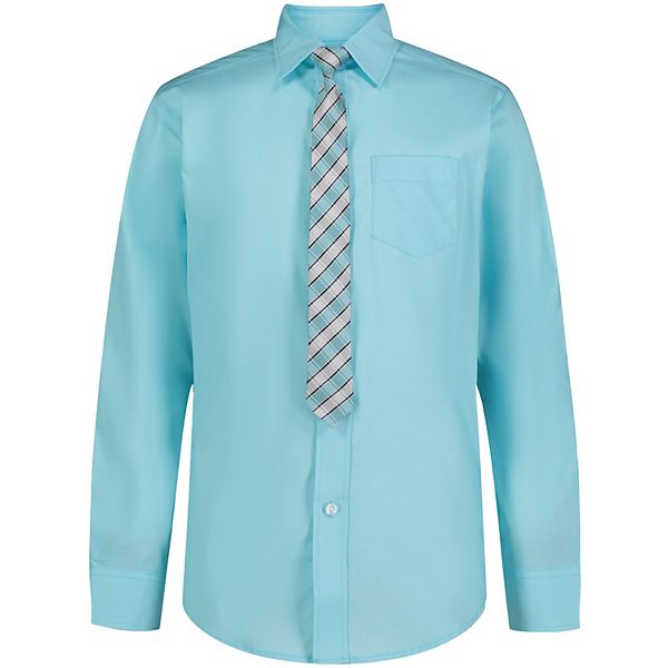 正規店仕入れの Boys 4-20 IZOD Stretch Button-Down Shirt & Tie Set トップス
