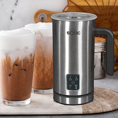 Solac PRO FOAM Stainless-Steel Milk Frother & Hot Chocolate Mixer