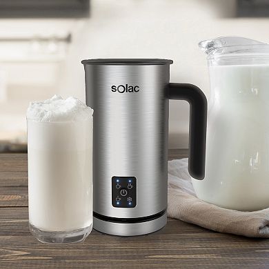 Solac PRO FOAM Stainless-Steel Milk Frother & Hot Chocolate Mixer