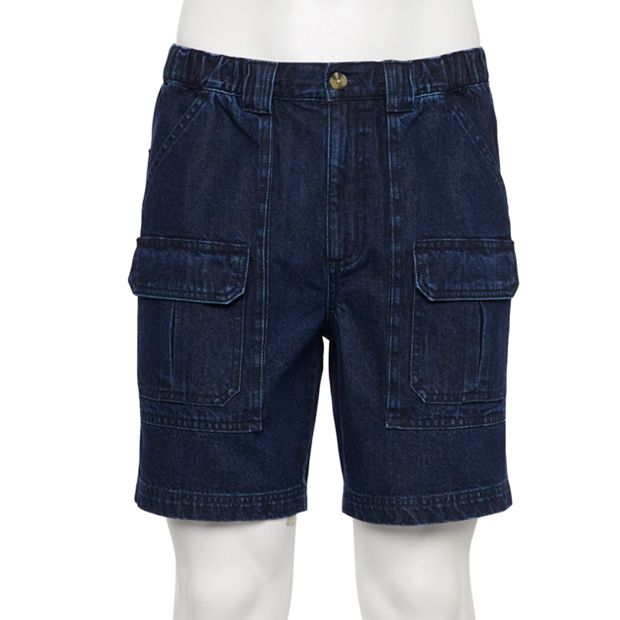 Men s Croft Barrow 7.5 Elastic Side Cargo Shorts