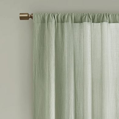 Madison Park 2-pack Valerie Textured Light Filtering Window Curtains