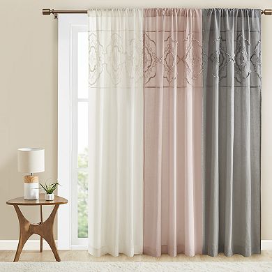 Madison Park 2-pack Luna Cotton Light Filtering Window Curtains
