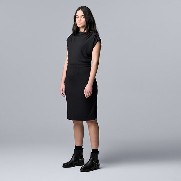 Vera wang black outlet dress kohls