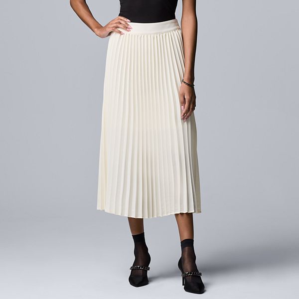 Women's Simply Vera Vera Wang Pleated Skirt