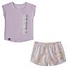 Toddler Girl Adidas Tee & Woven Short Set