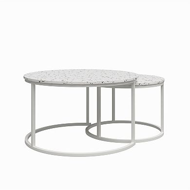 CosmoLiving by Cosmopolitan Amelia Nesting Coffee Table 2-Piece Set