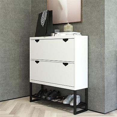 CosmoLiving by Cosmopolitan Brielle Entryway Shoe Storage