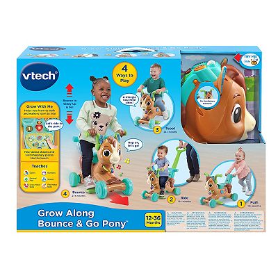 VTech Grow Along Bounce Go Pony Interactive Toddler Toy