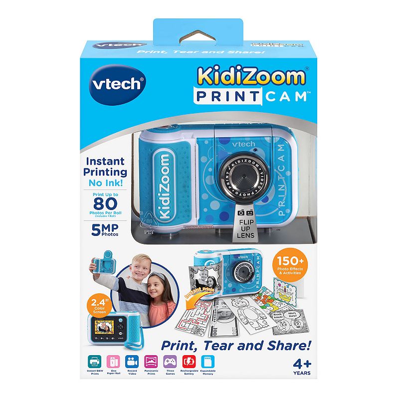 KidiZoom PrintCam Instant Printing Kids Camera Toy, Multicolor