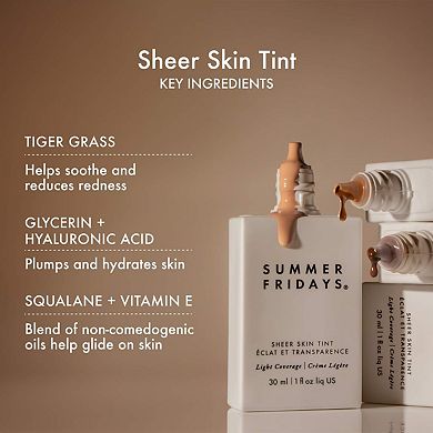 Sheer Skin Tint with Hyaluronic Acid + Squalane