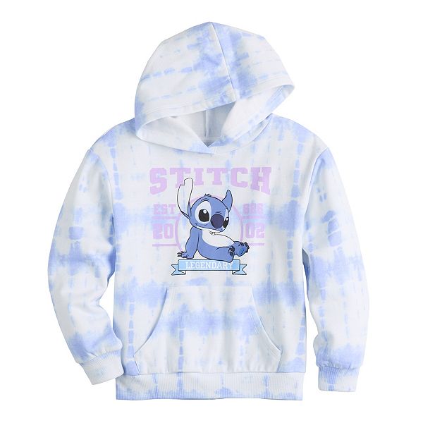 Men's Lilo & Stitch Cute and Fluffy Pull Over Hoodie - White - X Large