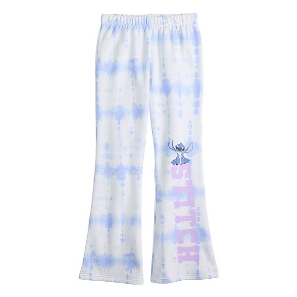 Girls Disney Lilo & Stitch Tie Dye Flared Lounge Pants