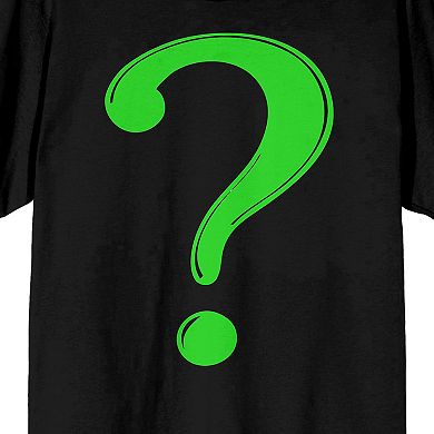 Men's Batman Riddler Logo Tee