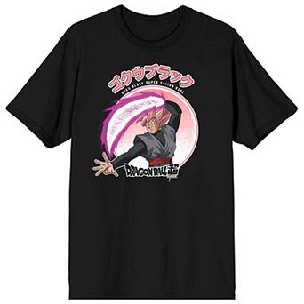 Men's Dragon Ball Super Goku Black Super Saiyan Rose Tee