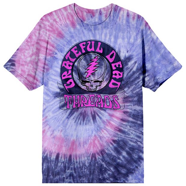 Grateful Dad Mens Tie Dye Tee Shirt